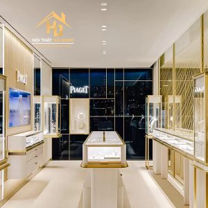 Tủ kệ trưng bày trang sức luxury