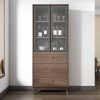 Tủ Rượu Cánh Kính Decor Phòng Khách 1 tu trung bay ruou (4)