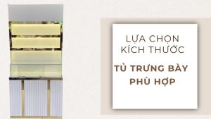 kích thước tủ trưng bày