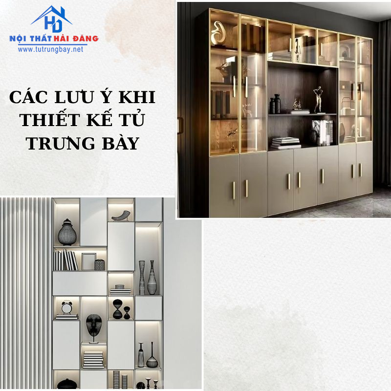 lưu ý khi thiết kế tủ kệ