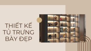 thiết kế tủ trưng bày
