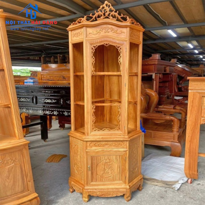 thiết kế tủ trưng bày rượu