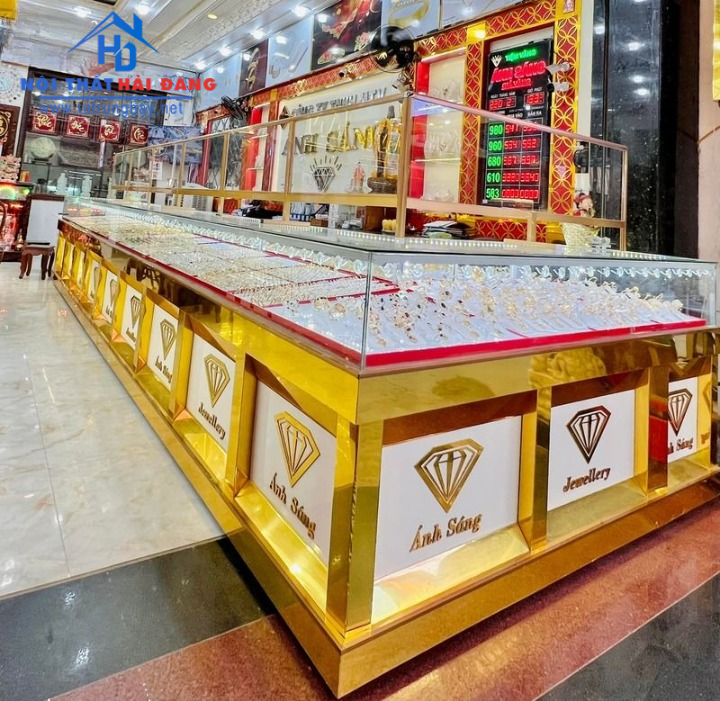 tủ trưng bày trang sức giá rẻ