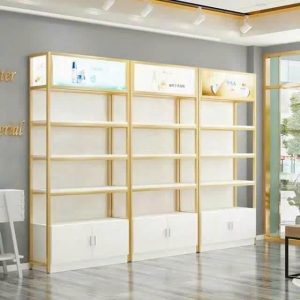 Trang Chủ 230 Tủ trưng bày mỹ phẩm màu trắng