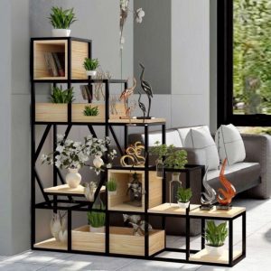 Trang Chủ 81 Kệ trưng bày khung sắt thiết kế bậc thang
