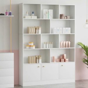 Trang Chủ 4 Tủ trưng bày mỹ phẩm màu trắng